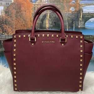Michael Kors Studded Satchel